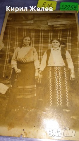 СТАРИННА СЕМЕЙНА СНИМКА НАРОДНА НОСИЯ ФОЛКЛОР ПРЕСТИЛКА ЕТНИКА ЦАРСКО ВРЕМЕ КАРТИЧКА 32259, снимка 3 - Колекции - 38628530