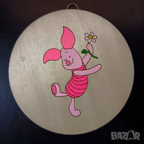 Прасчо - Ръчна пирография - Disney - Winnie the Pooh - Piglet 