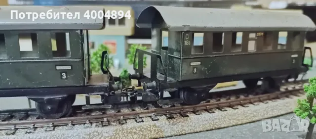Запазено и действащо колекционерско електрическо влакче Marklin 1, снимка 3 - Колекции - 48810195