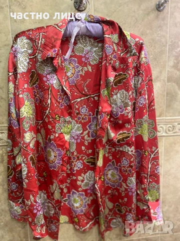 Zara риза сатенена oversize , снимка 2 - Ризи - 54169473