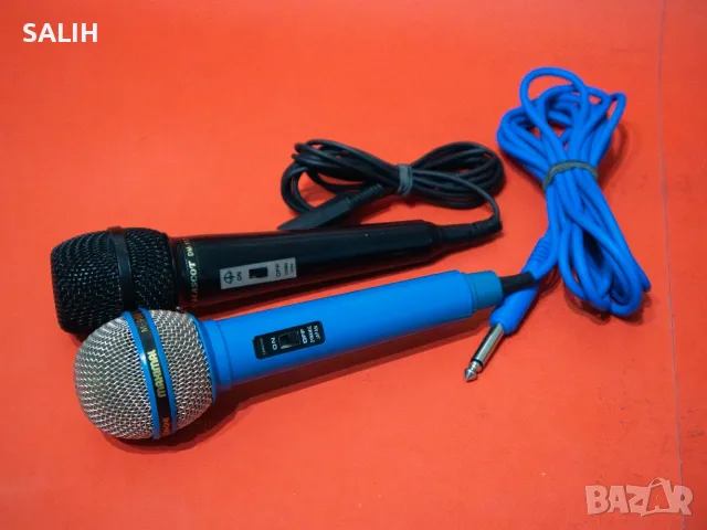 MAXIMAL M983 и MASCOT DM-117 Динамични вокални микрофони с кабел комплект пеене караоке, снимка 5 - Микрофони - 55974015
