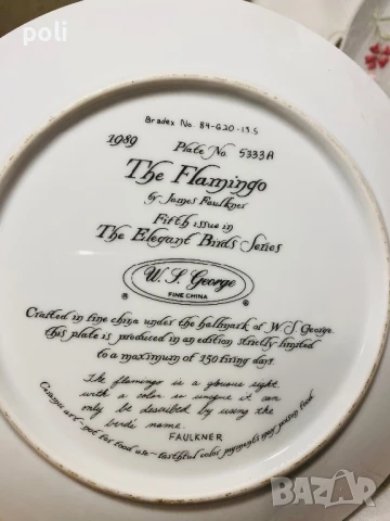 порцеланова чиния за стена , снимка 3 - Декорация за дома - 50785682