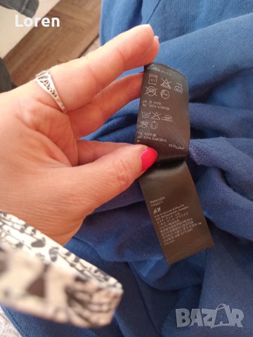 Блуза туника в синьо, снимка 7 - Туники - 42484109