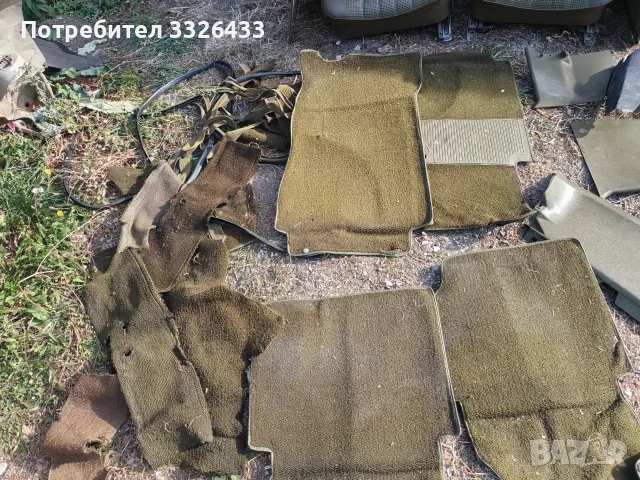 Зелен интериор от Мерцедес 123, снимка 2 - Автомобили и джипове - 56415417