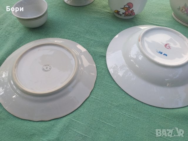Български порцелан чинии,кана,купа, снимка 14 - Чинии - 34244475
