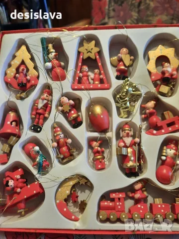 Продавам дървени коледни играчки, снимка 2 - Коледни подаръци - 56449804