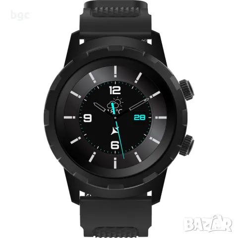 НОВ Часовник Smartwatch Allview Hybrid T, Black - 24 месеца гаранция 24 Месеца пълна гаранц, снимка 2 - Друга електроника - 49439604