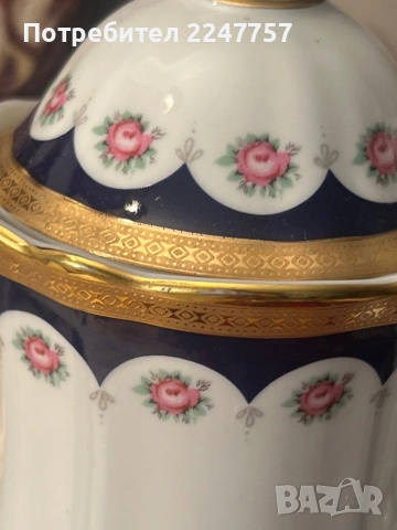 Чайник порцелан Winterling с 24 К, снимка 3 - Антикварни и старинни предмети - 54109512