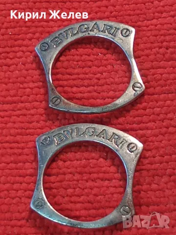 BVLGARI 2 СРЕБЪРНИ ЕЛЕМЕНТА СРЕБРО 925 от БУТИКОВО СРЕБЪРНО БИЖУ на БУЛГАРИ 38035, снимка 13 - Други - 48954228