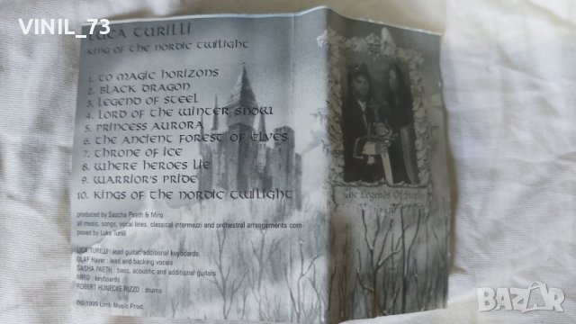 Luca Turilli – King Of The Nordic Twilight, снимка 3 - Аудио касети - 42278832