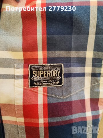 Мъжка риза на марката SUPERDRY, размер  XL, с етикет  Нова!от Швейцария, размер XL, о, снимка 2 - Ризи - 42525622