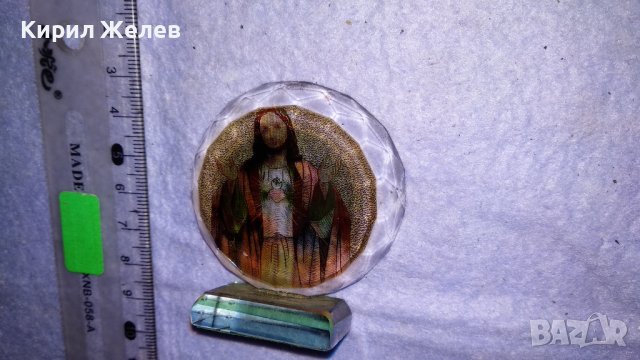 КРИСТАЛНА НАСТОЛНА ИКОНКА МНОГО КРАСИВА 34216, снимка 7 - Декорация за дома - 38883903