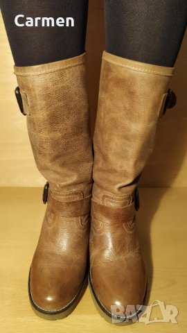 Италиански ботуши от естествена кожа, снимка 8 - Дамски ботуши - 31280862