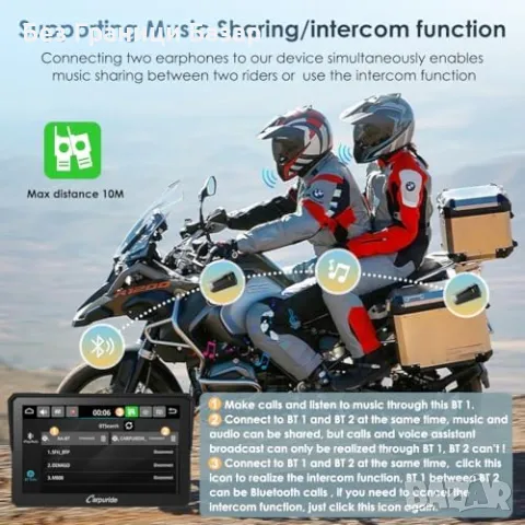 Нов Безжичен CarPlay Android Auto за BMW Moto с Wonder Wheel R1200GS, снимка 5 - Аксесоари и консумативи - 49287761