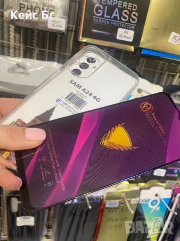 Samsung A24 4G+ 5D OG стъклен протектор, снимка 2 - Калъфи, кейсове - 47973067