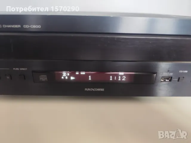 CD Yamaha CD-C600, снимка 4 - Ресийвъри, усилватели, смесителни пултове - 48664953
