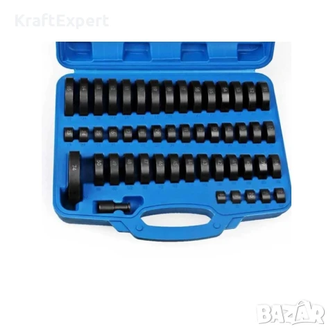 Инструмент монтаж на лагери и втулки 51ч. KraftWorld, снимка 3 - Куфари с инструменти - 50576313