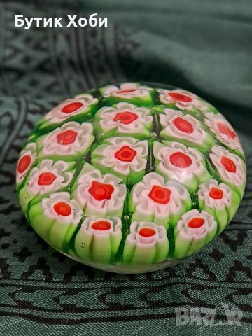 Преспапие от стъкло ,,мурано,,, снимка 2 - Антикварни и старинни предмети - 39049077