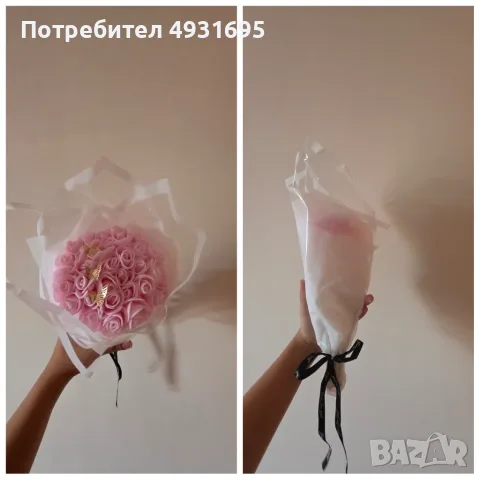 Букети от фоамени рози, снимка 4 - Изкуствени цветя - 55874782