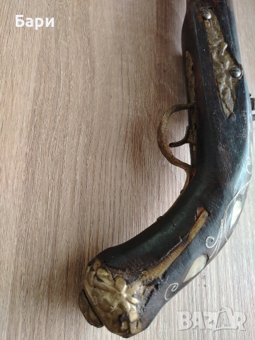 Стар кремъчен пищов,пистолет, снимка 14 - Други ценни предмети - 53184177