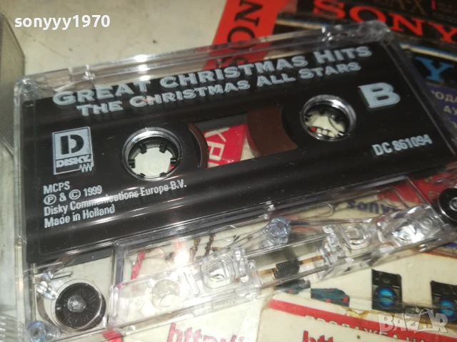 GREAT CHRISTMAS HITS-MADE IN HOLLAND-ORIGINAL TAPE 0308251815, снимка 11 - Аудио касети - 51238029