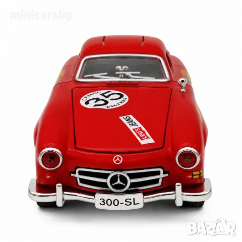Метални колички: Mercedes-Benz 300 SL Gullwing Racing №35, снимка 3 - Колекции - 55903482