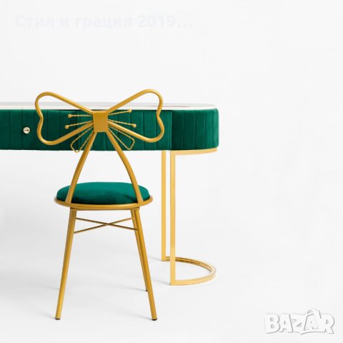 Стол за маса за маникюр Velvet DT2 - зелен, снимка 4 - Педикюр и маникюр - 44259861