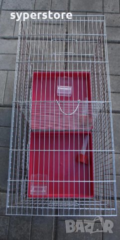 Клетка за канарчета двойна голяма XL , и за други птици, снимка 5 - За птици - 34512892
