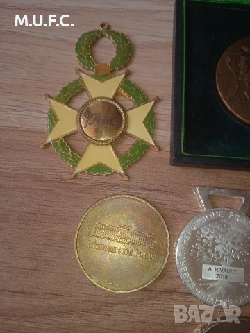 Френски Медали и монети 1905-1925, снимка 7 - Нумизматика и бонистика - 54233958