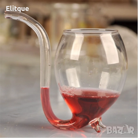 Чаша за Вино - Вампир 300ml боросиликатно стъкло Уникален подарък WSKB4, снимка 4 - Други стоки за дома - 52817043