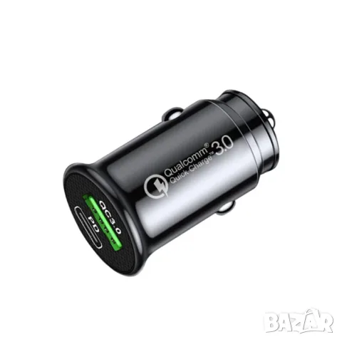 Адаптер за запалка 38W с USB и Type-C