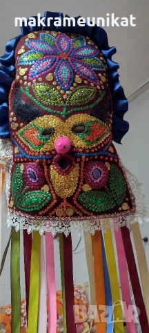 Кукерска маска, гугла, нова, Новодел, декорация, снимка 4 - Други - 53152997