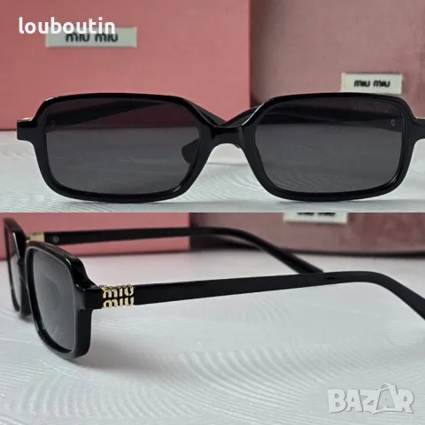 Miu 2025 дамски слънчеви очила правоъгълни, снимка 2 - Слънчеви и диоптрични очила - 48744950