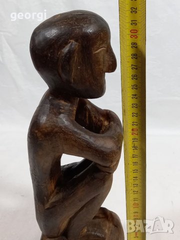 Дървена статуетка дърворезба   27/2, снимка 6 - Статуетки - 35626438