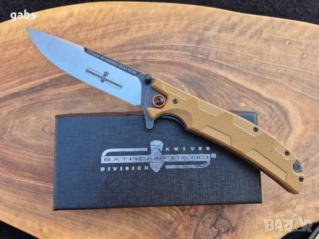 Сгъваем нож EXTREMA RATIO C247, flipper,D2,три цвята, снимка 13 - Ножове - 51053635