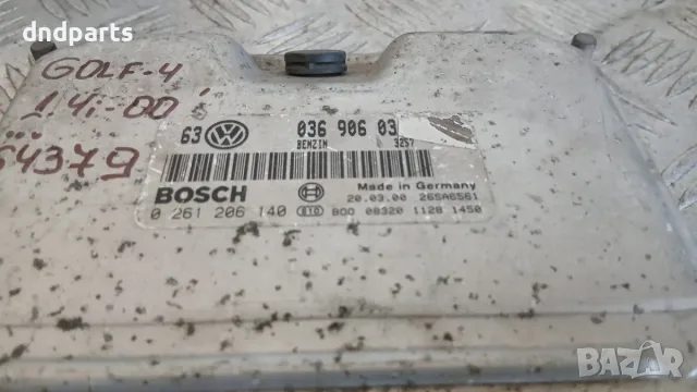 Компютър VW Golf 4 1.4i 2000 0261206140 Volkswagen Golf IV (1998-2004), снимка 2 - Части - 56157389