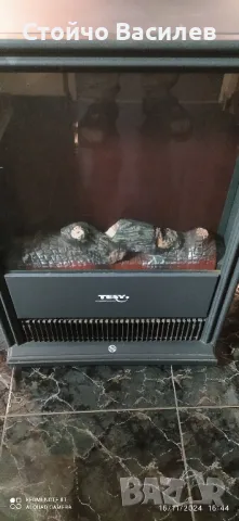 Електрическа печка тип камина , снимка 4 - Отоплителни печки - 47991889