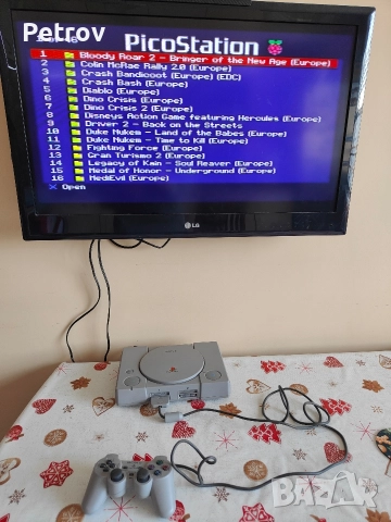 PS1 хакнат с 46 игри!!!