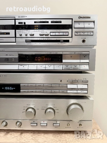 🔊Ретро аудио система сет PIONEER - сива серия - усилвател, дек, cd, тунер и тонколони Heco🔊, снимка 6 - Аудиосистеми - 52620791