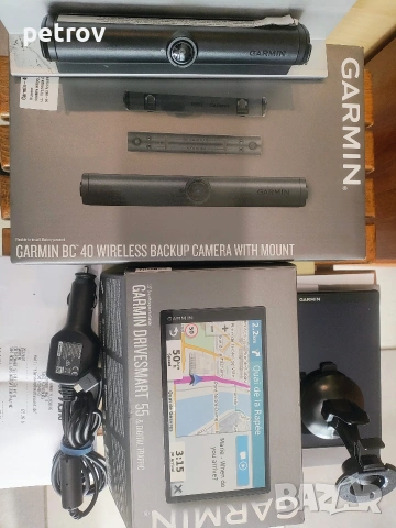 Навигация GPS с безжична камера за заден ход GARMIN 