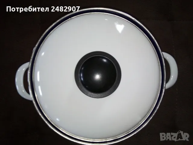 Емайлирана тенджера - ретро, снимка 8 - Съдове за готвене - 48639058