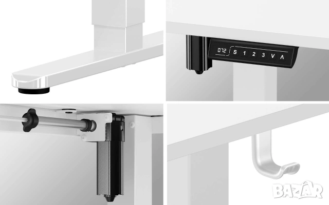 Електрическо бюро геймърско с регулируема височина с функция запаметяване, снимка 8 - Бюра - 53952318