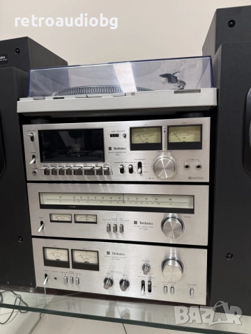 🔈Винтидж аудио сет - система TECHNICS - Усилвател, тунер, дек, грамофон и колони🔈, снимка 3 - Аудиосистеми - 55780995