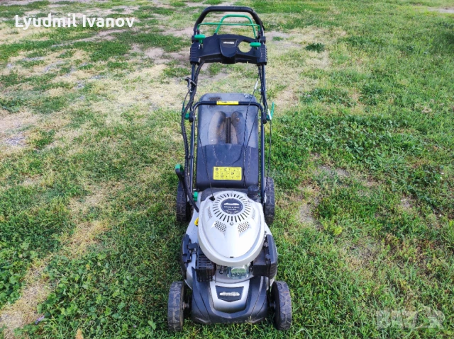 Бензинова самоходна косачка с кош и стартер 173cm 4t 5kc 46см 38кг 2019г, снимка 1