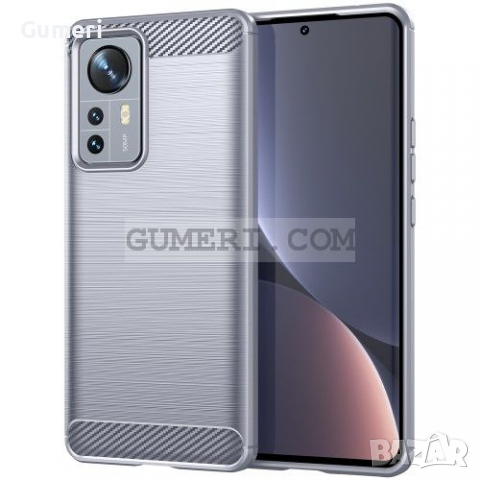 Xiaomi 12 Pro - Противоударен Силиконов Гръб - Карбон, снимка 13 - Калъфи, кейсове - 36541316