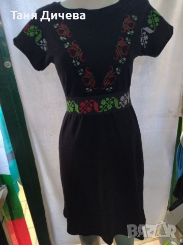 Рокля с народни мотиви , снимка 4 - Рокли - 37446372