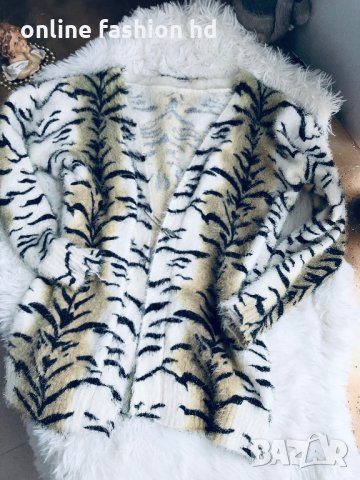 Елегантна дамска жилетка мохер, снимка 2 - Жилетки - 35082317