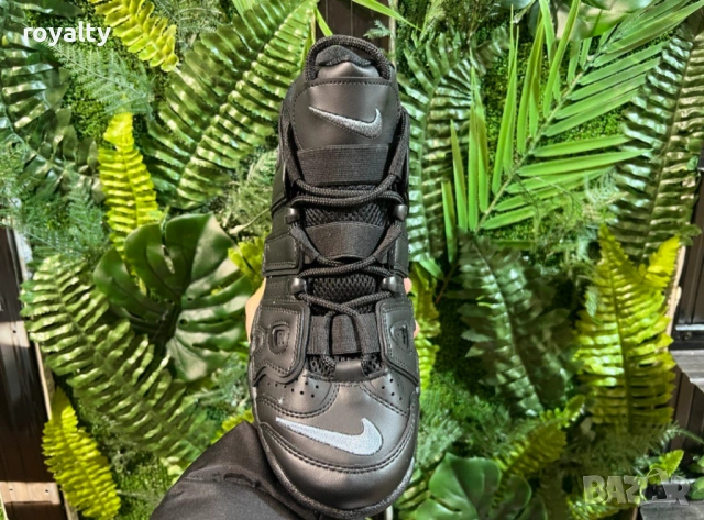 Nike Air More Uptempo Мъжки Черни Кецове 40-44 Номер , снимка 2 - Маратонки - 53053538