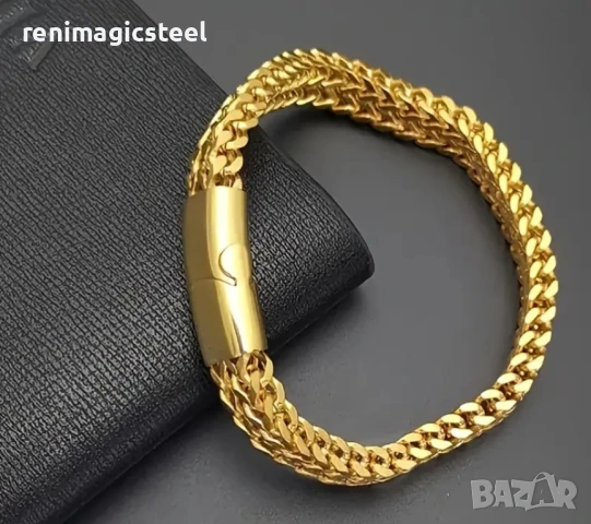 Мъжка гривна от медицинска стомана , снимка 1