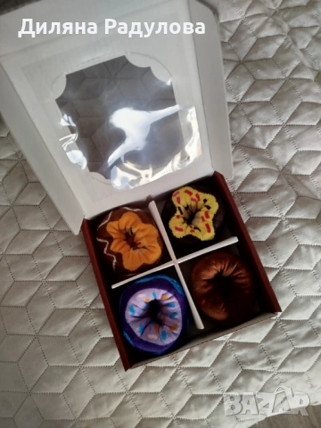 Кутия с чорапи - 4 чифта, снимка 3 - Подаръци за жени - 54150180